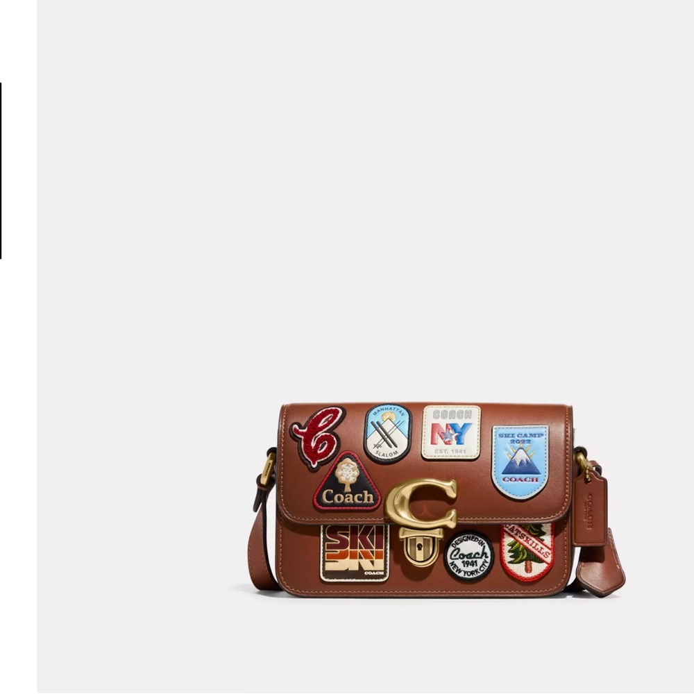 Coach Studio 19 Crossbody Bag with Patches